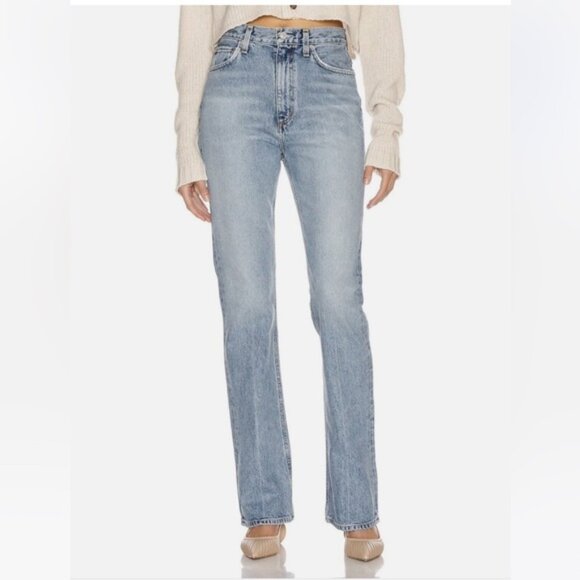AGOLDE Vintage High Rise Flare in Clamour Light Wash Size 29 - Picture 2 of 11